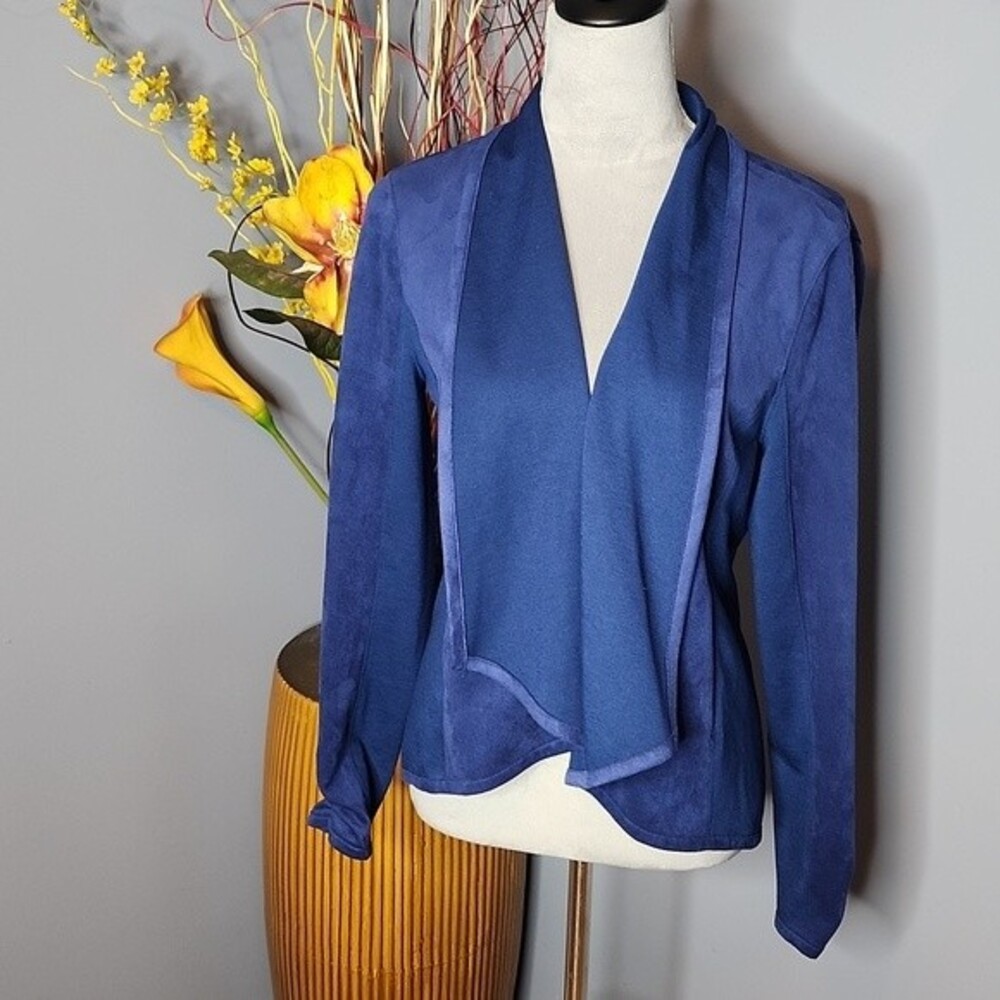 H by Halston Twilight Blue Jacket Size Small NWT